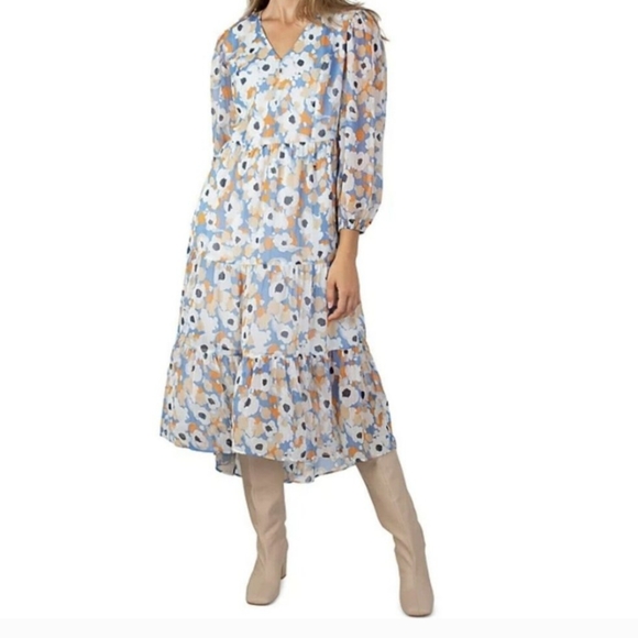 Joie Floral Maxi/Midi Dress - Picture 1 of 6